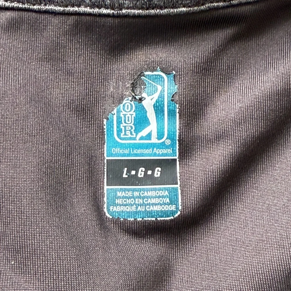 PGA Tour Gray Lightweight Quarter Zip Jacket
